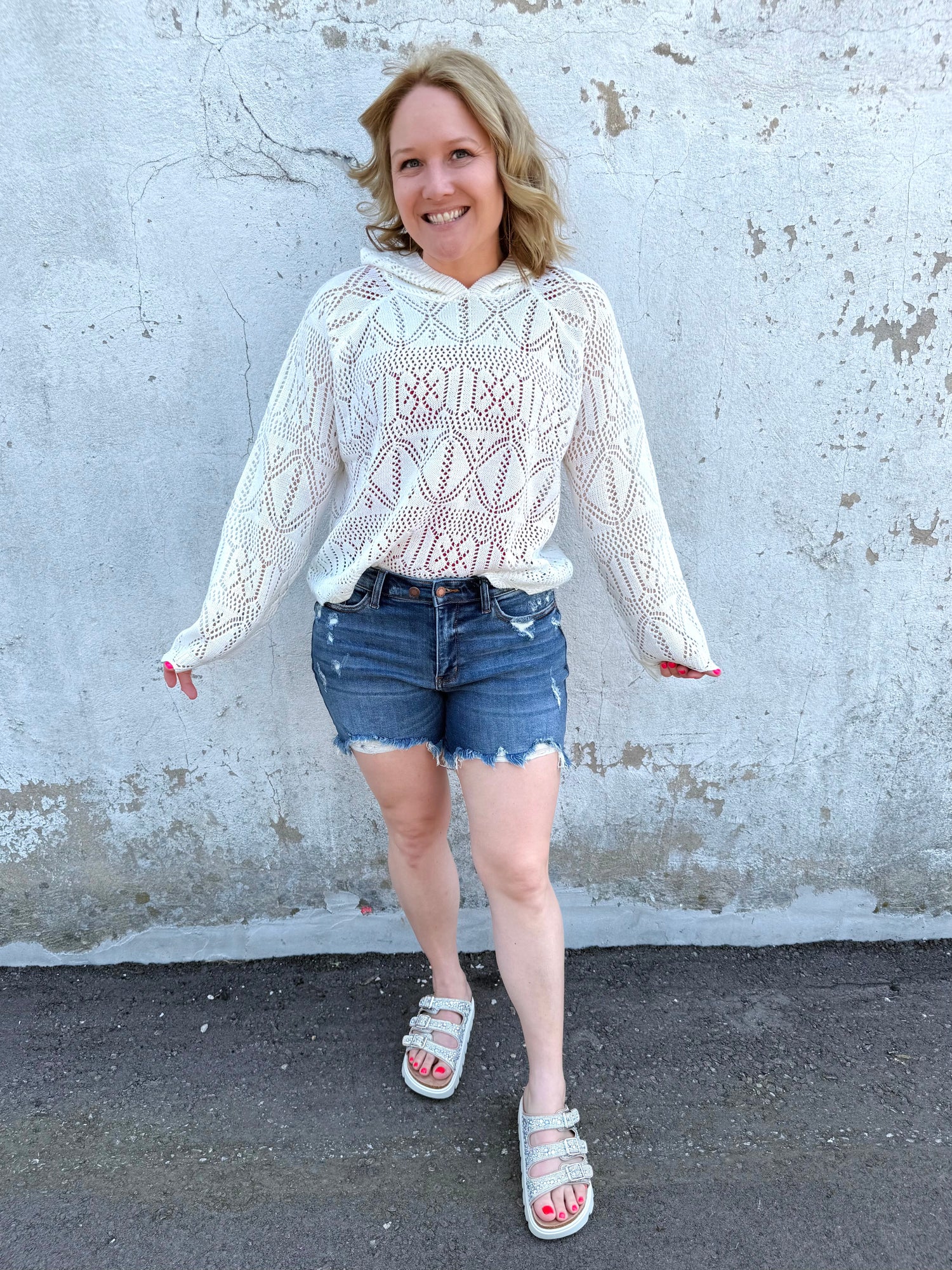 Open Air Hooded Sweater {SM-2X3X} - KaraMarie