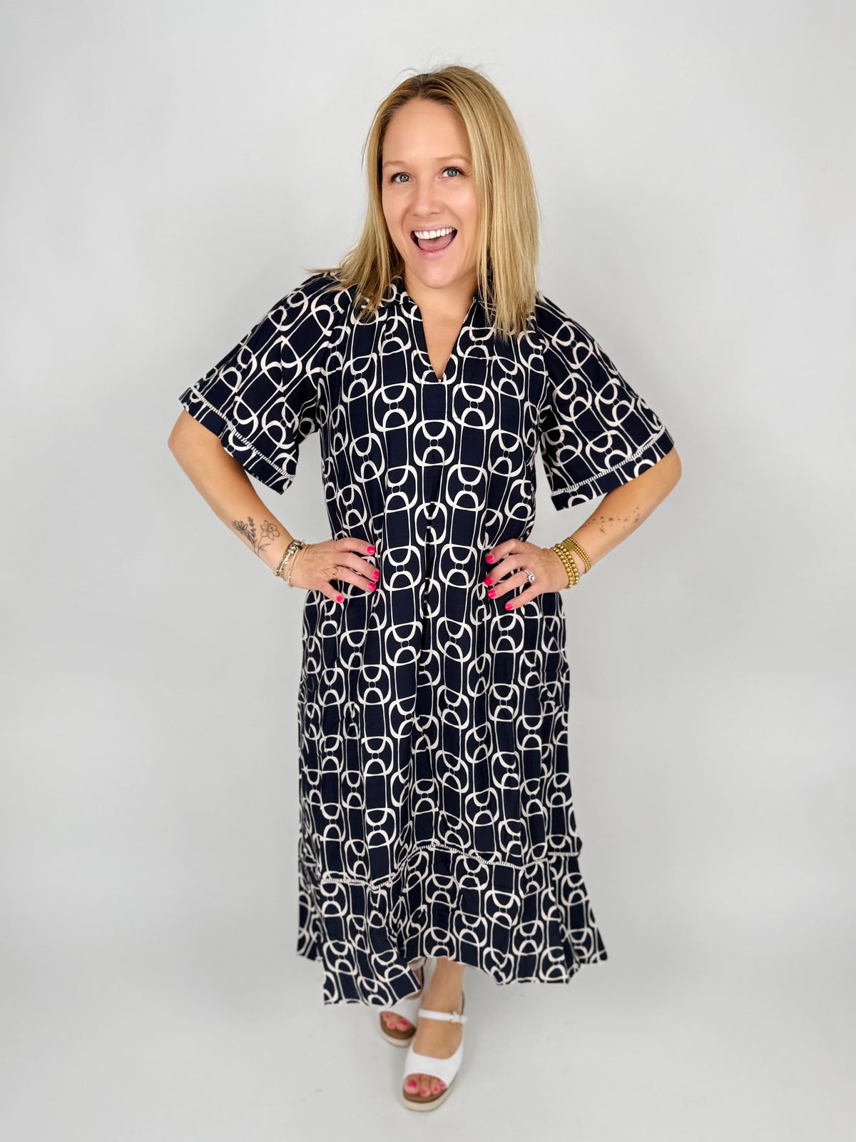 Geo Statement Dress {S-L} - KaraMarie