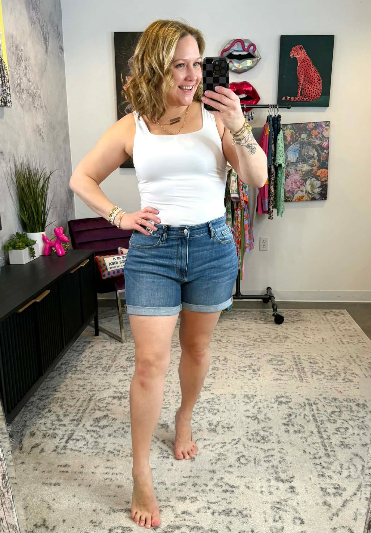 Judy Blue Clean Slate Cuffed Shorts {S-3X} - KaraMarie