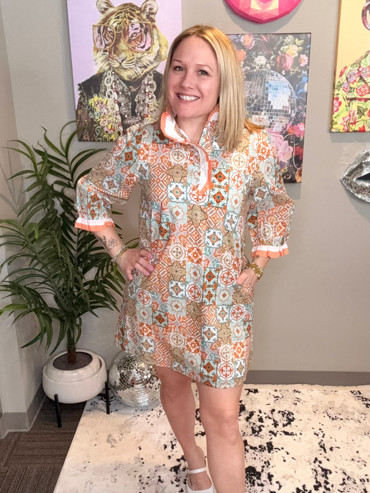 Boho Sundance Ruffle Dress {S-L} - KaraMarie