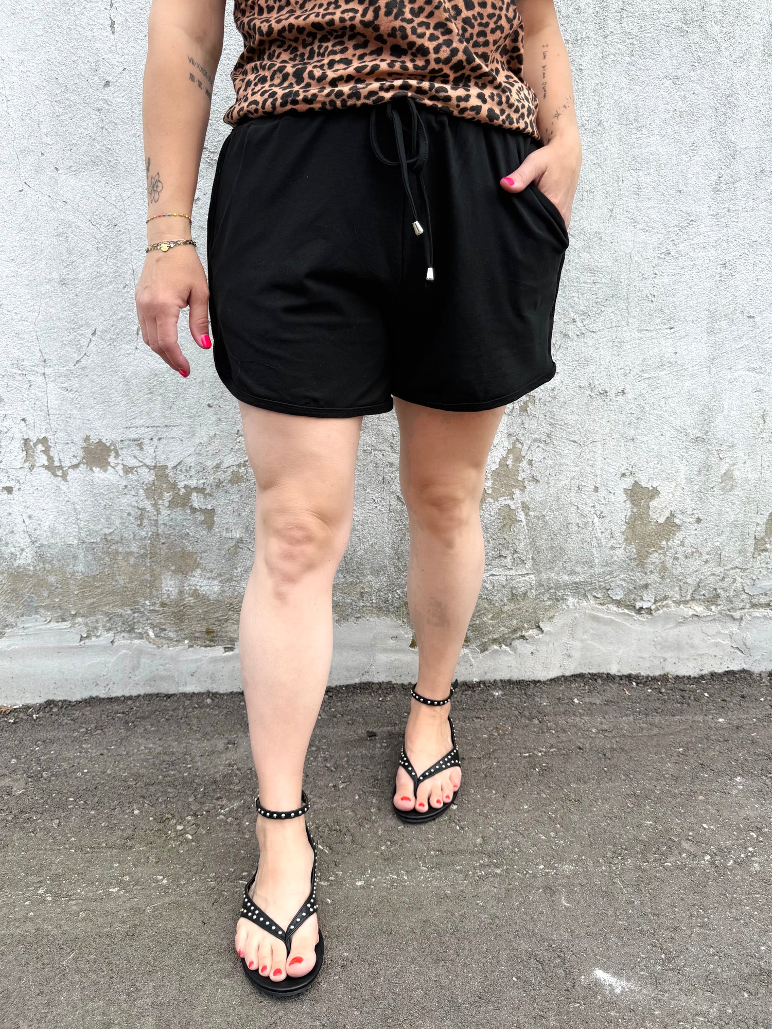 Lounge Shorts - Black {S-3X} - KaraMarie