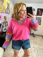 Block Party Hooded Pullover {S-XL} - KaraMarie