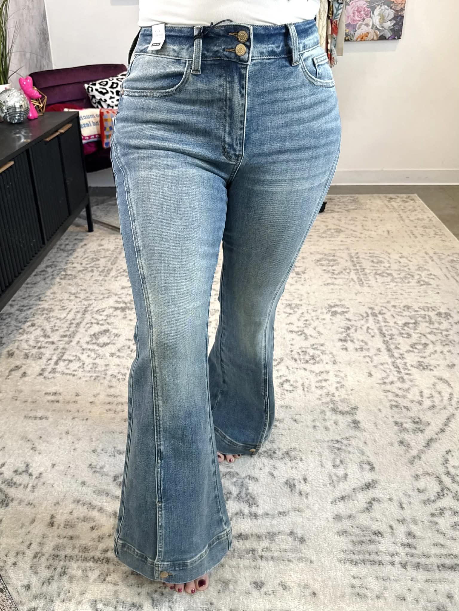 Judy Blue Soulful Flare Jeans {1-20W} - KaraMarie