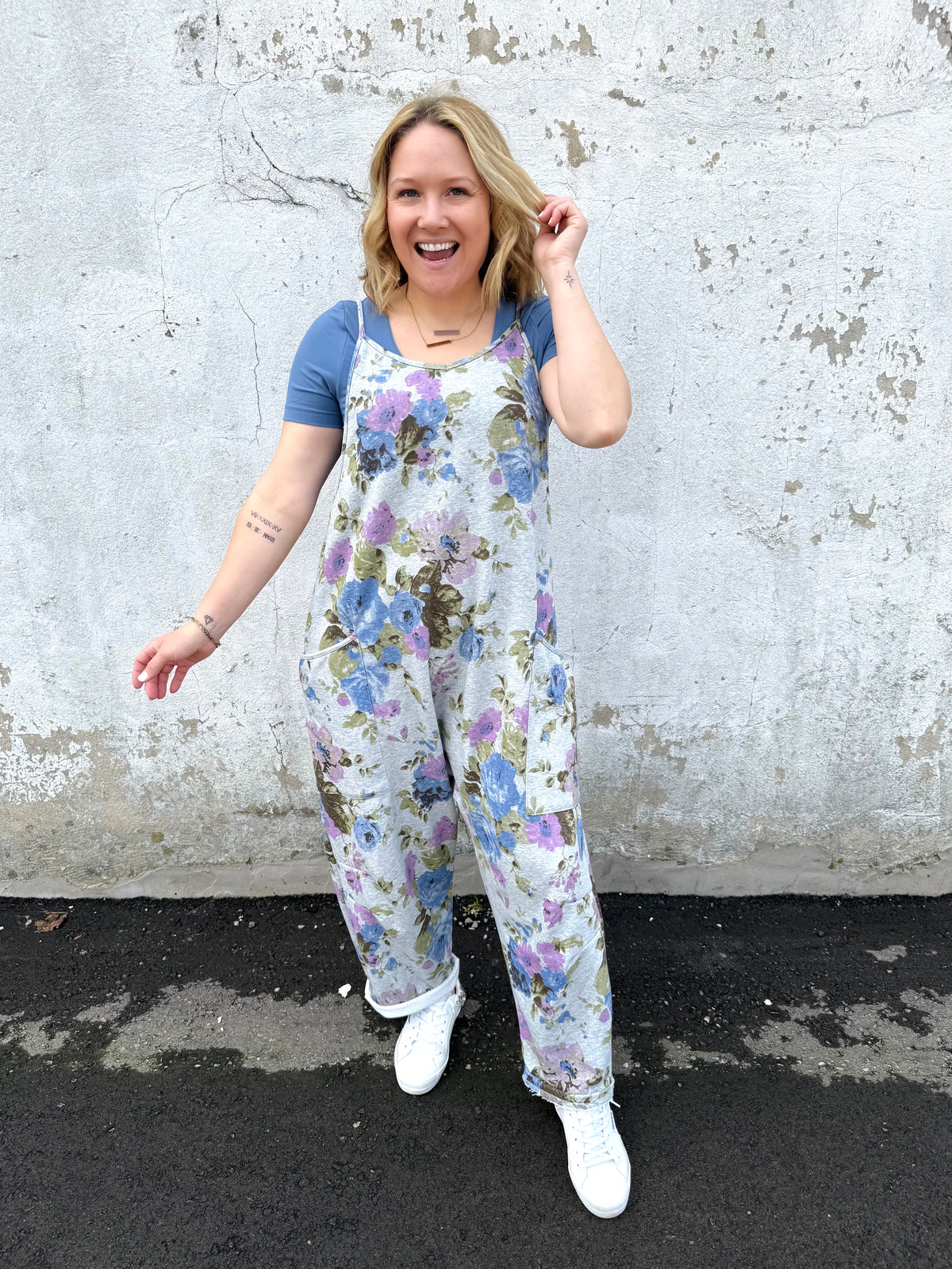 Chill Bloom Harem Jumpsuit {S-3X} - KaraMarie