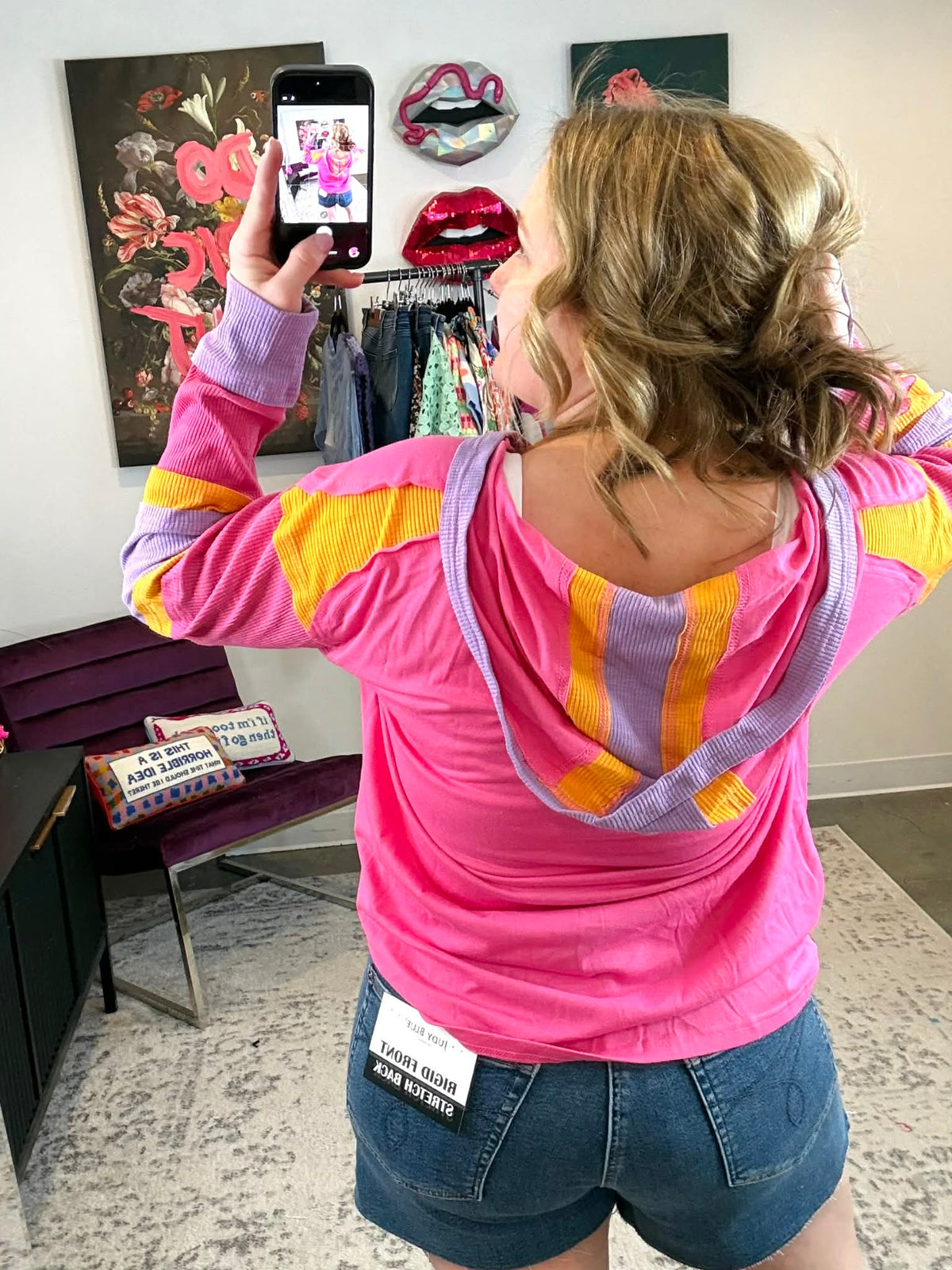 Block Party Hooded Pullover {S-XL} - KaraMarie