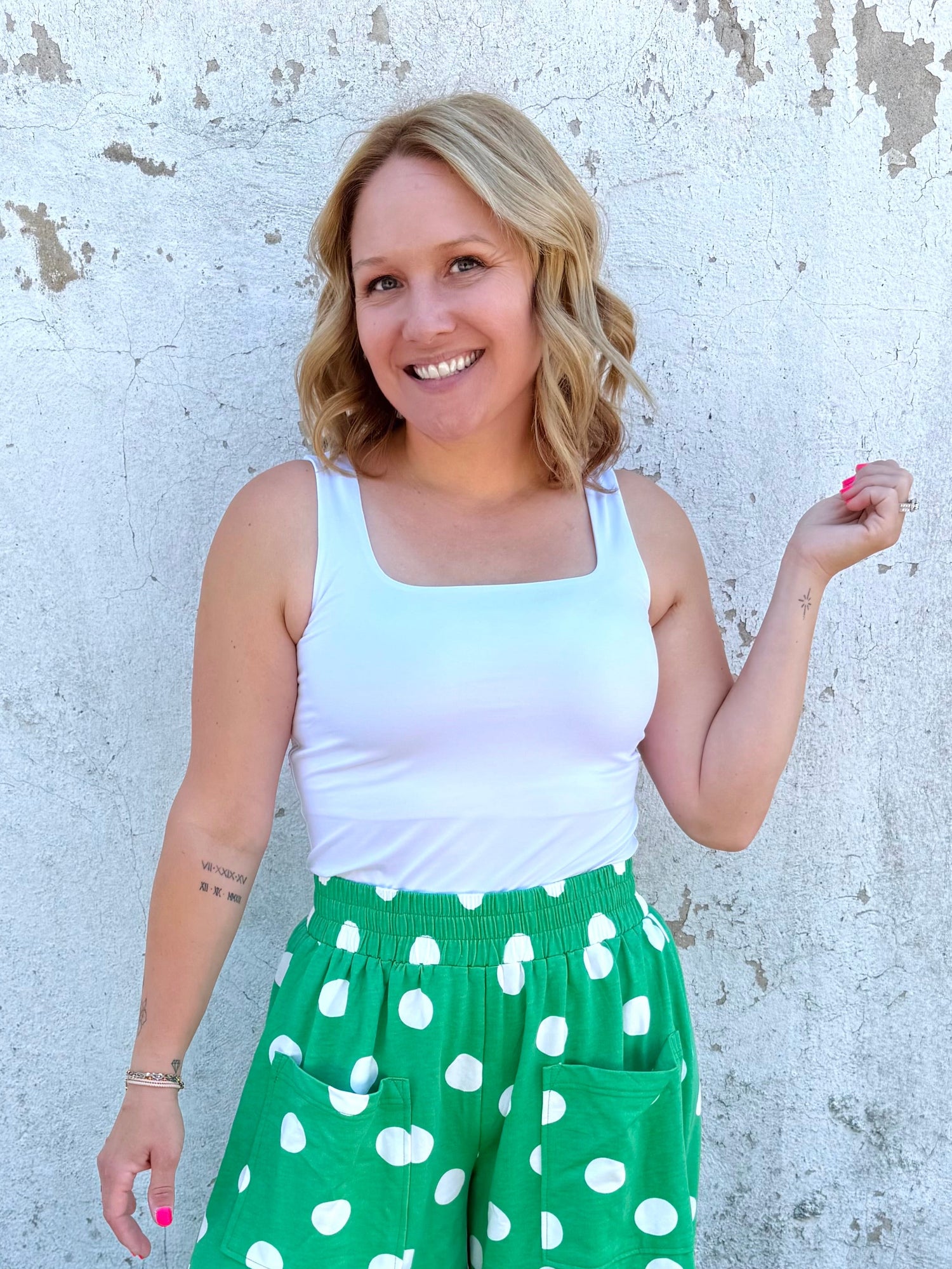 All-Day Comfort Tank in White {S-3X} - KaraMarie