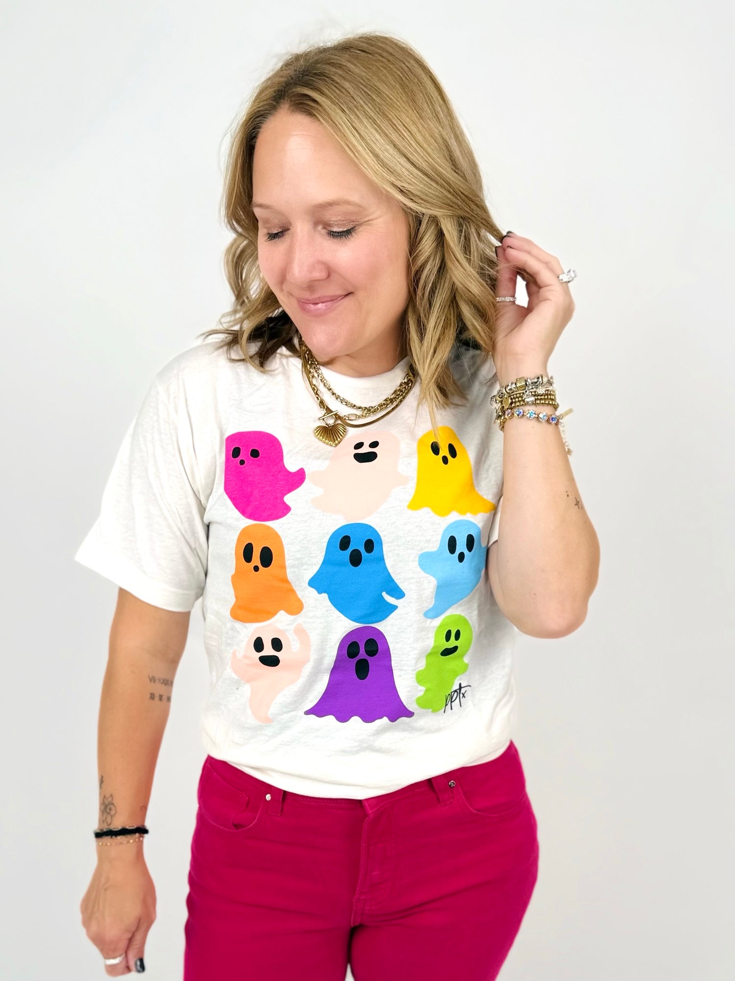 Colorful Ghosties Tee {S-3X}