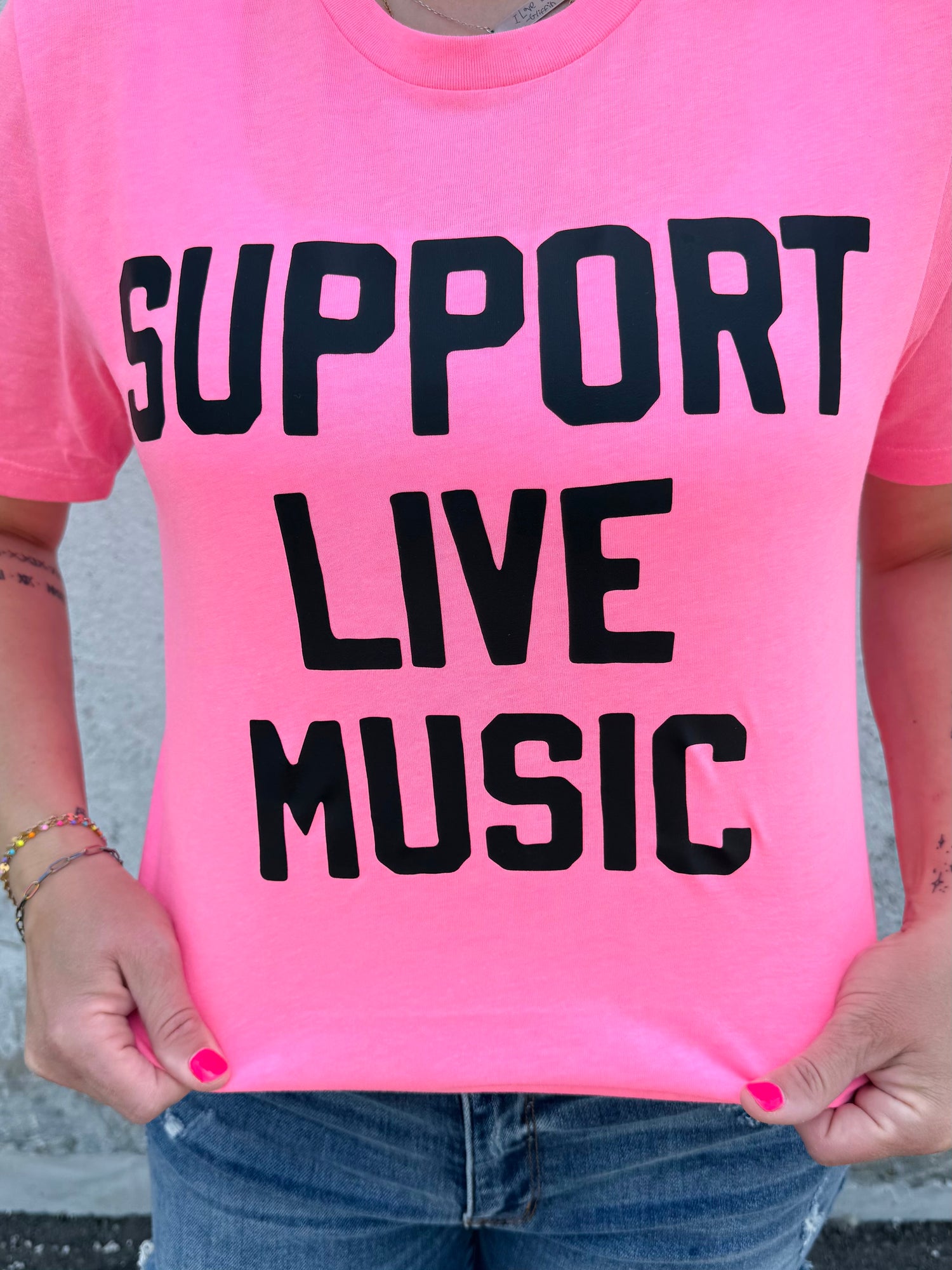 Support Live Music Graphic Tee {Custom Order!}