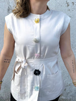 Glam Snap Sleeveless Jacket {S-L} - KaraMarie