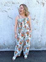 Floral Escape Jumpsuit {S-3X} - KaraMarie