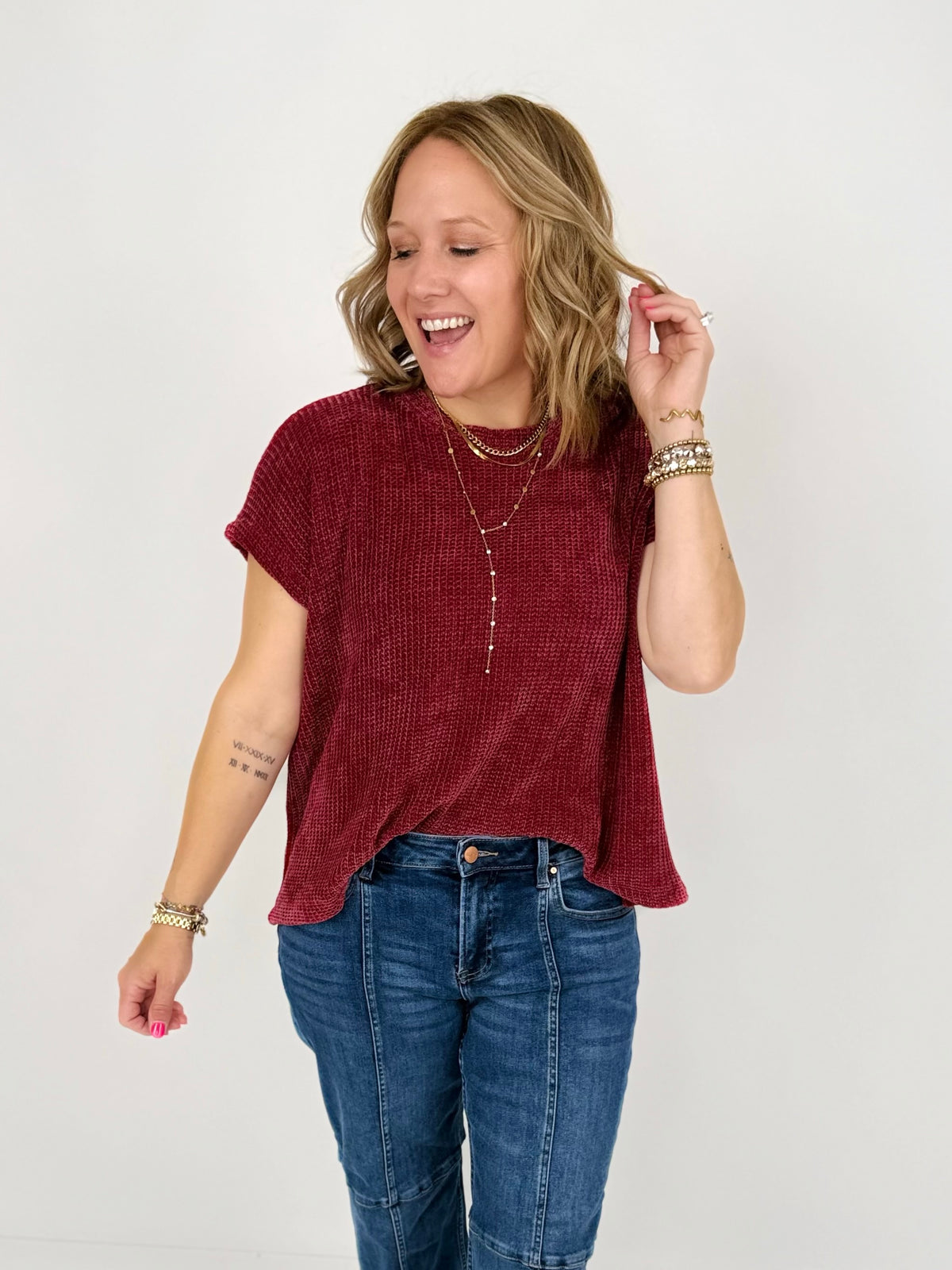 Luxe Touch Chenille Top - Multiple Colors! {S-3X}
