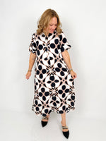 Modern Mosaic Shirt Dress {S-2X} - KaraMarie