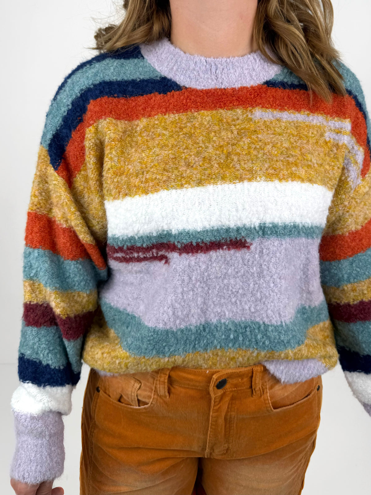Color Crush Fuzzy Sweater {S-XL}