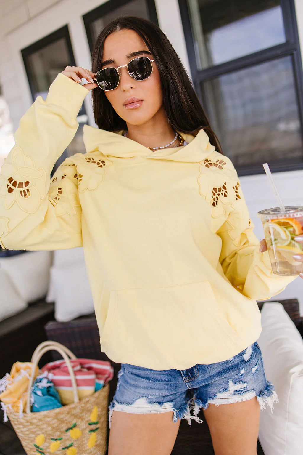 Ampersand University Hoodie - Love Story Banana {XS-3X}