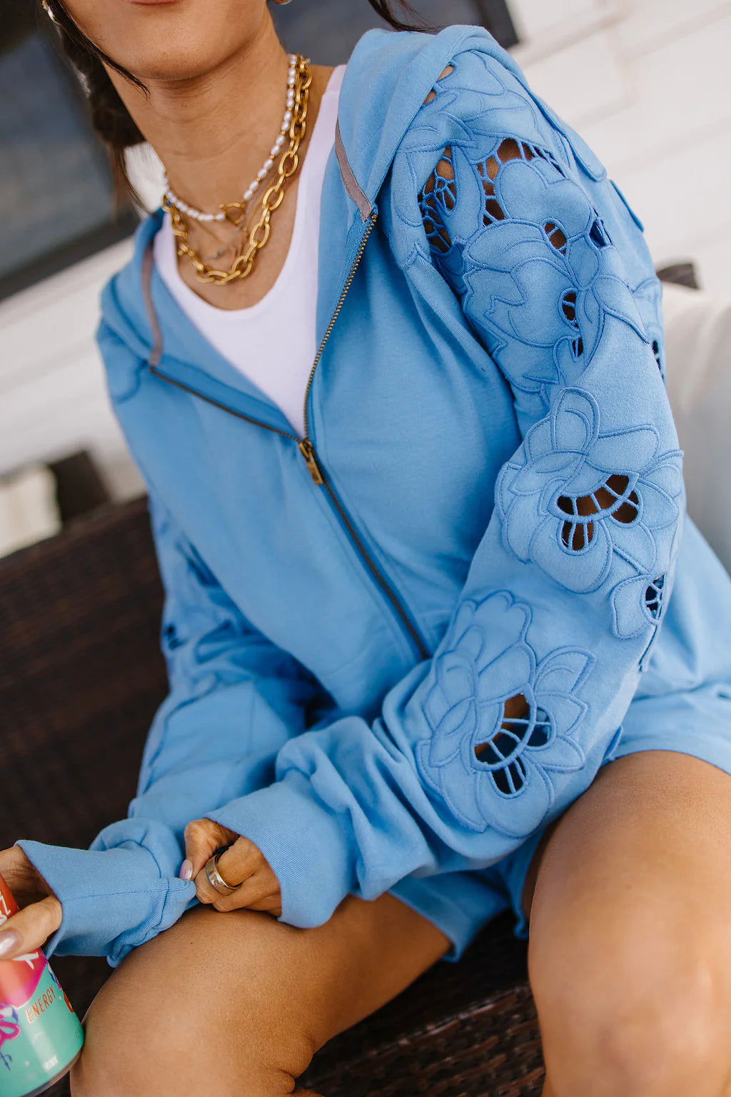 Ampersand University FullZip - Love Story Blueberry {XS-3X}