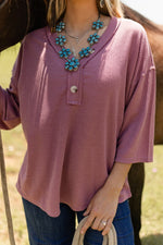 Essential Waffle V-Neck Top - Multiple Colors! {S-3X} - KaraMarie