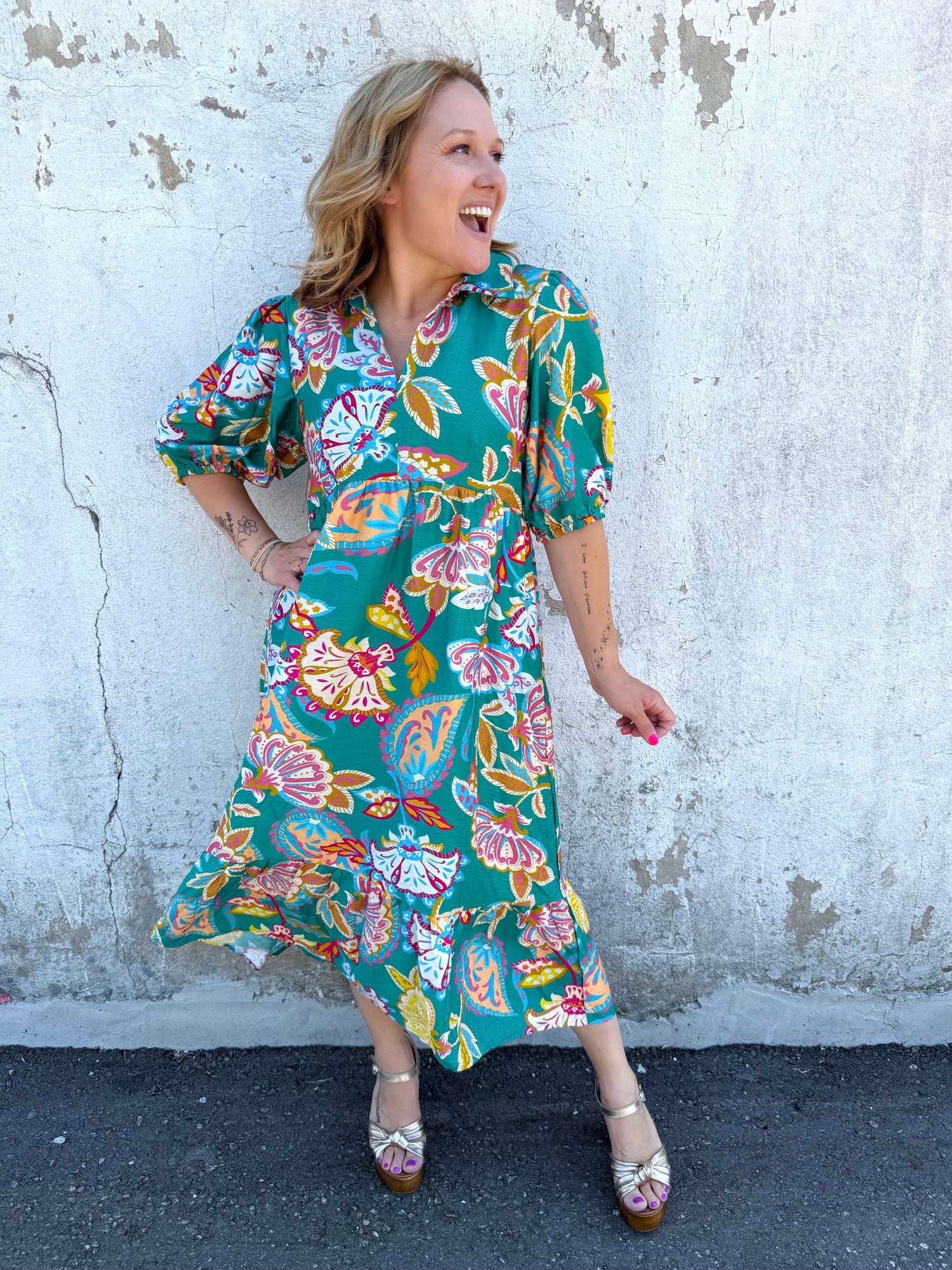 Paisley Paradise Maxi Dress {S-2X}
