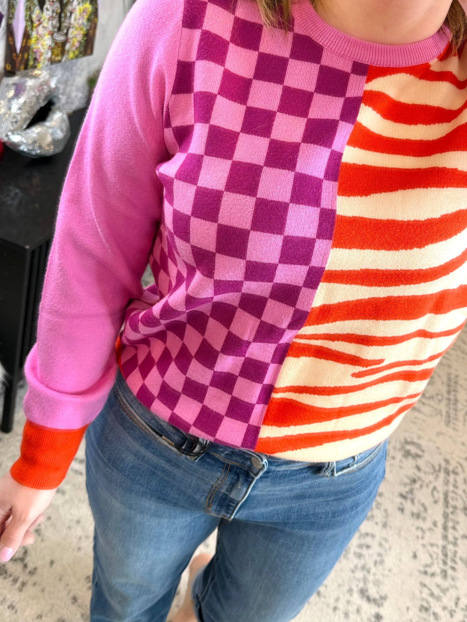 Pattern Remix Sweater {XS-XL} - KaraMarie