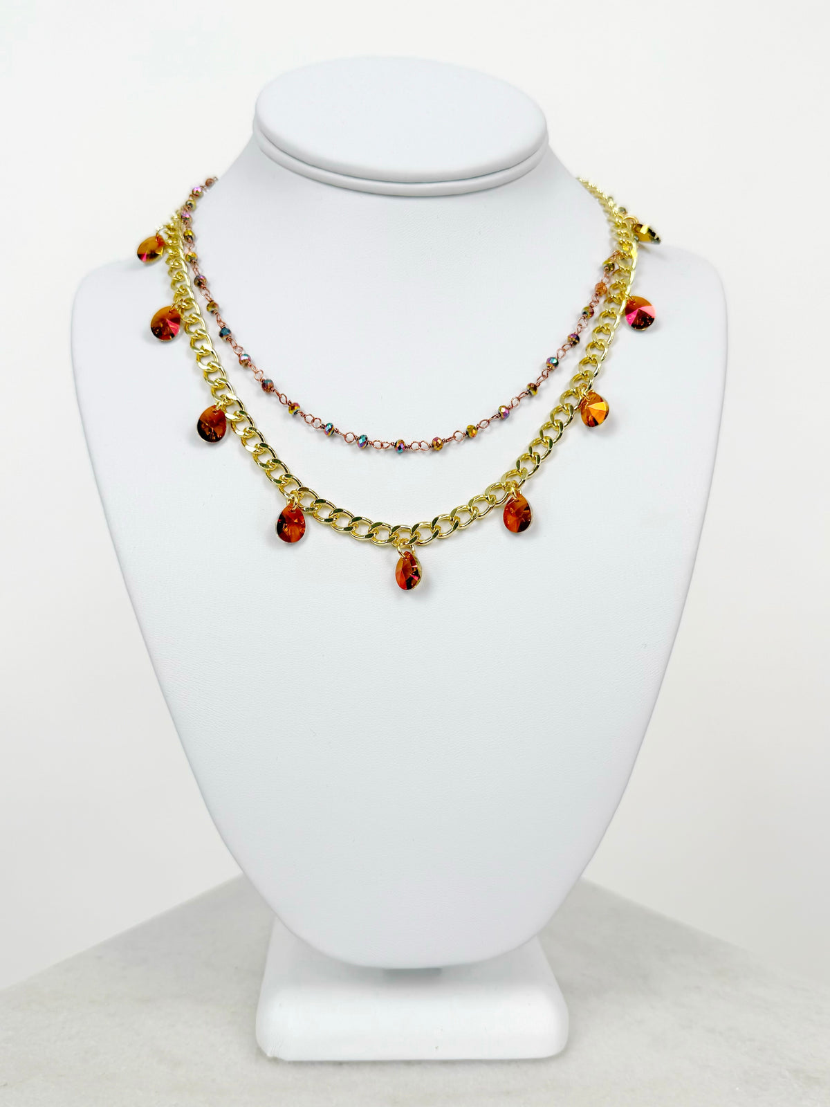 The Ember Glow Charm Necklace :: Autumn Sunrise Collection