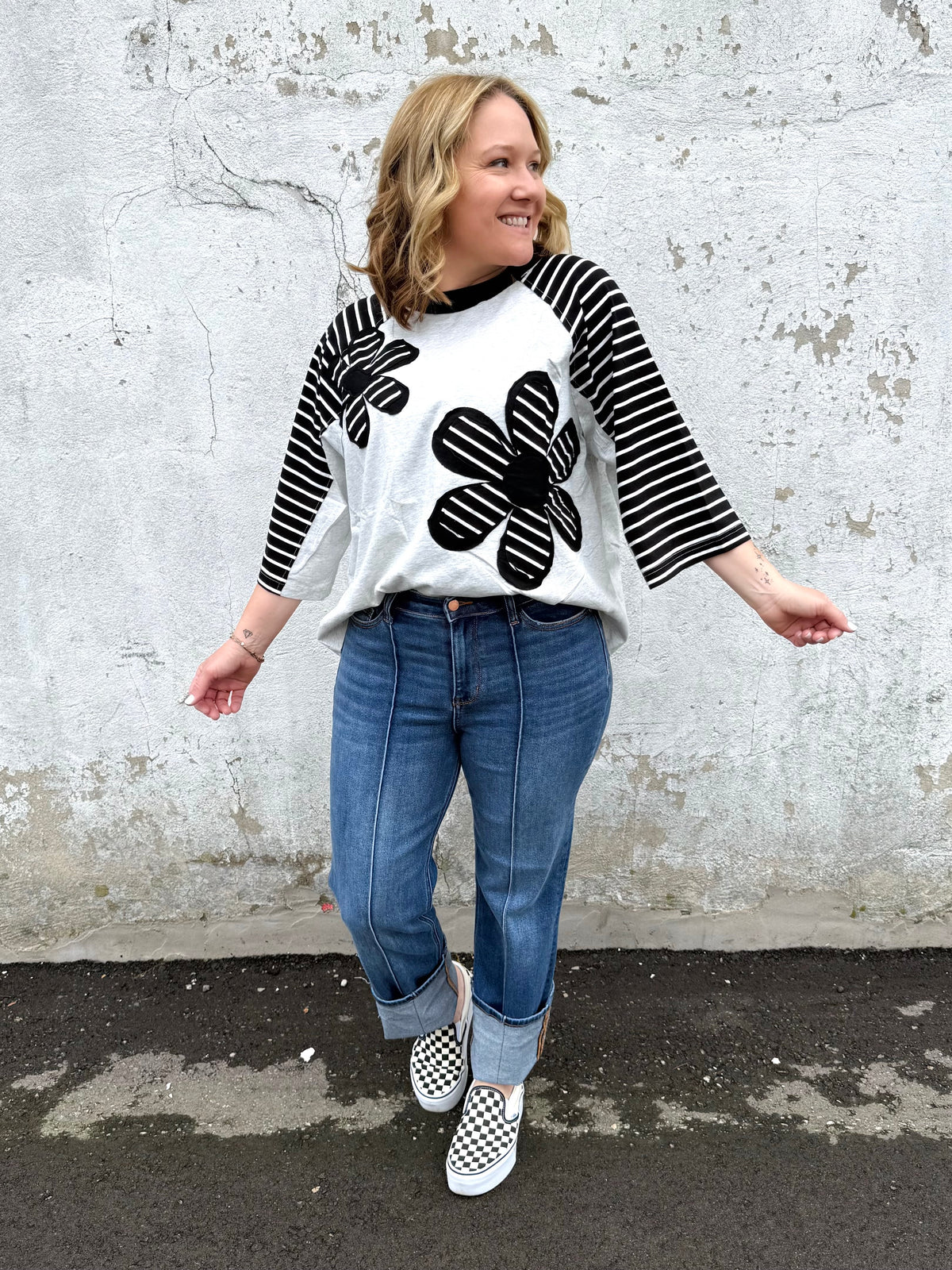 Shadow Blooms Top {S-3X} - KaraMarie