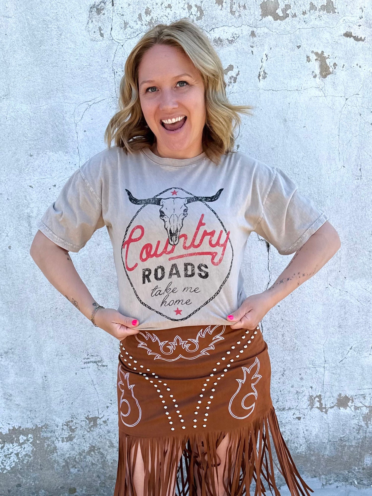 Country Roads Take Me Home Graphic Tee {S-XL}