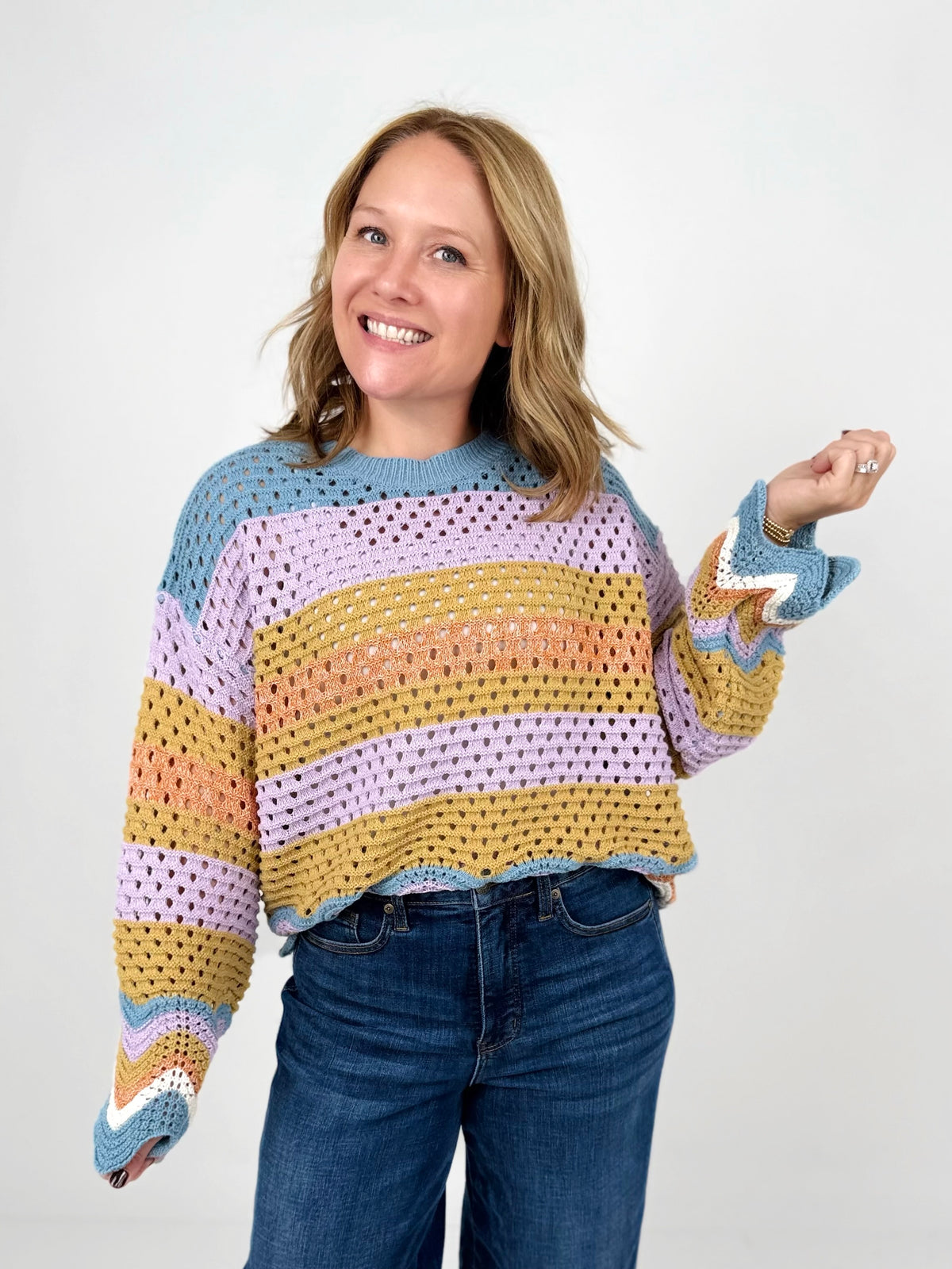 Wavy Dreamer Sweater {S-XL} - KaraMarie