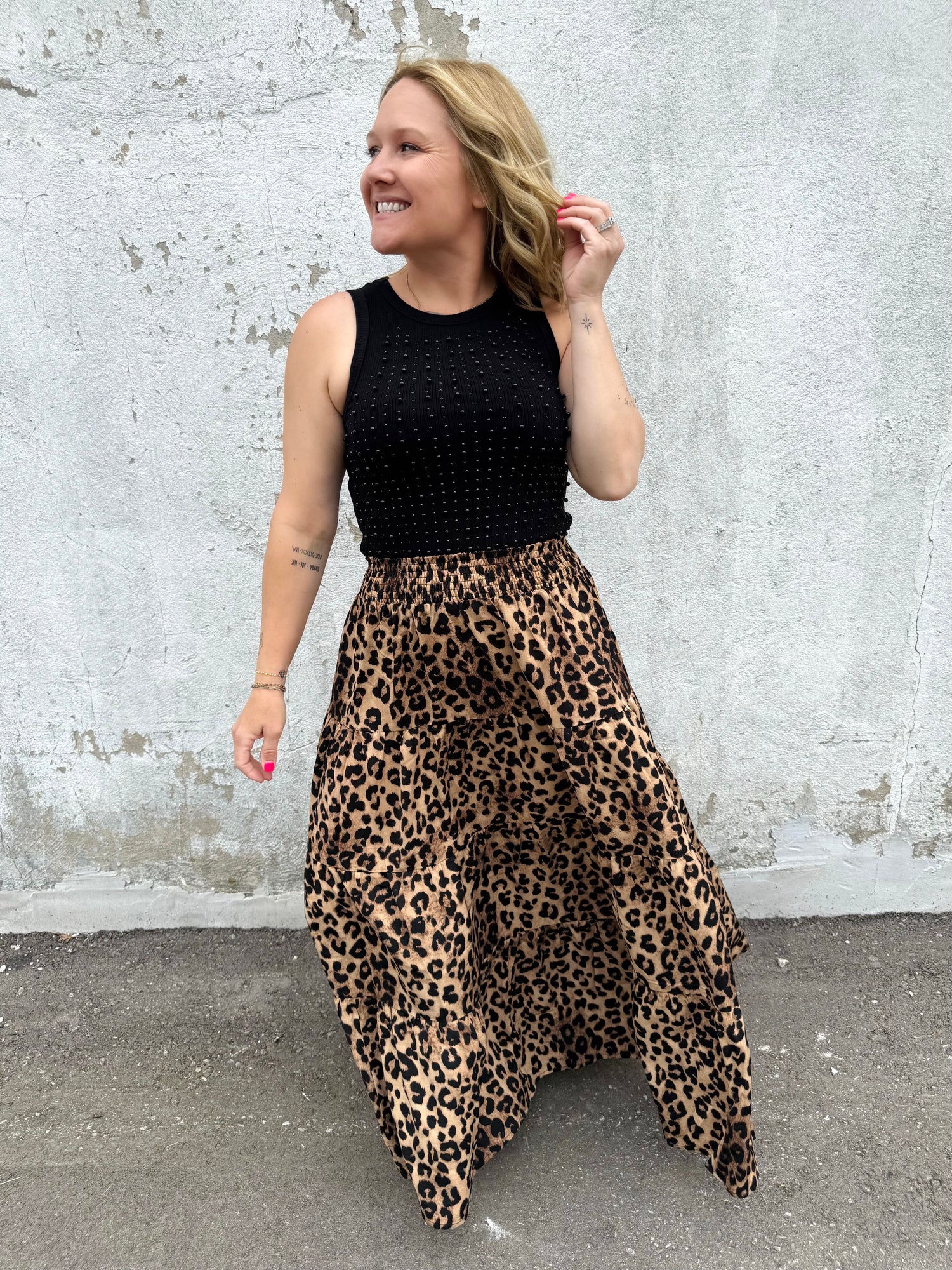 Wild Romance Midi Skirt {S-3X}