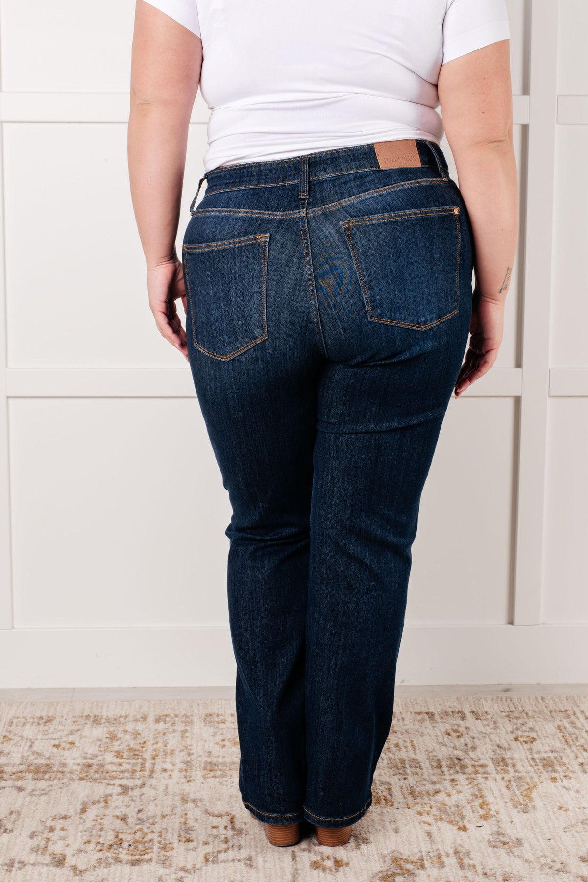Alaina High Rise Classic Straight Jeans - KaraMarie