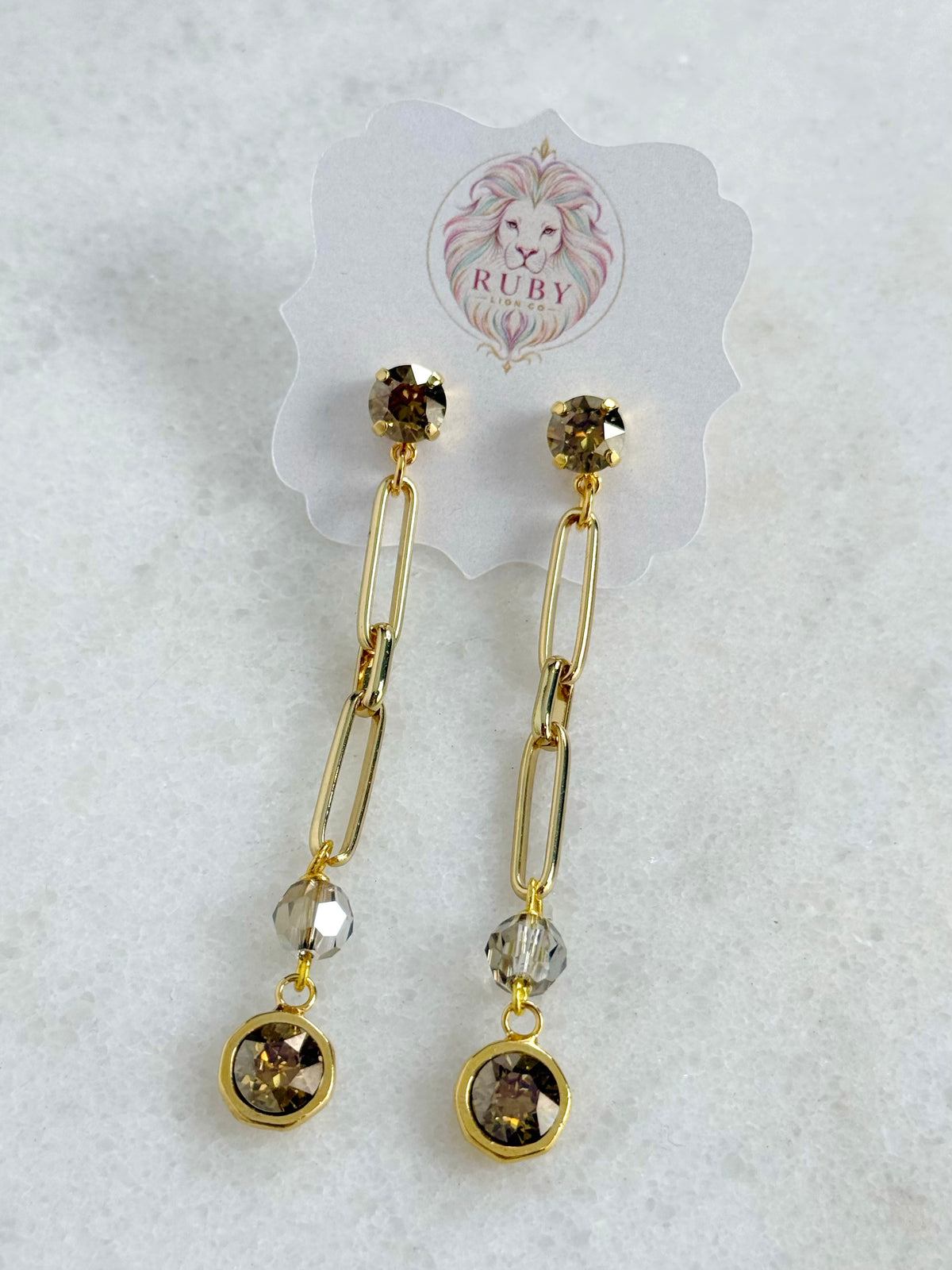 The Liquid Gold Earrings :: Golden Hour Collection