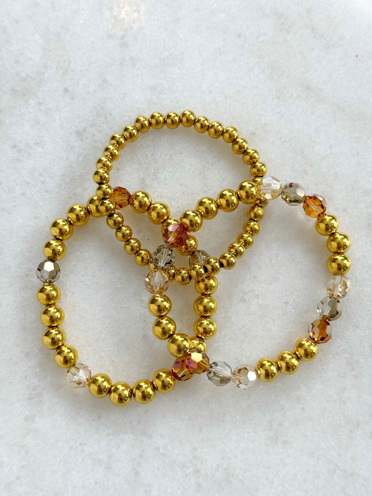 The Golden Goddess Bracelet Stack :: Golden Hour Collection