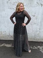 Dot Allure Mesh Dress {S-XL} - KaraMarie