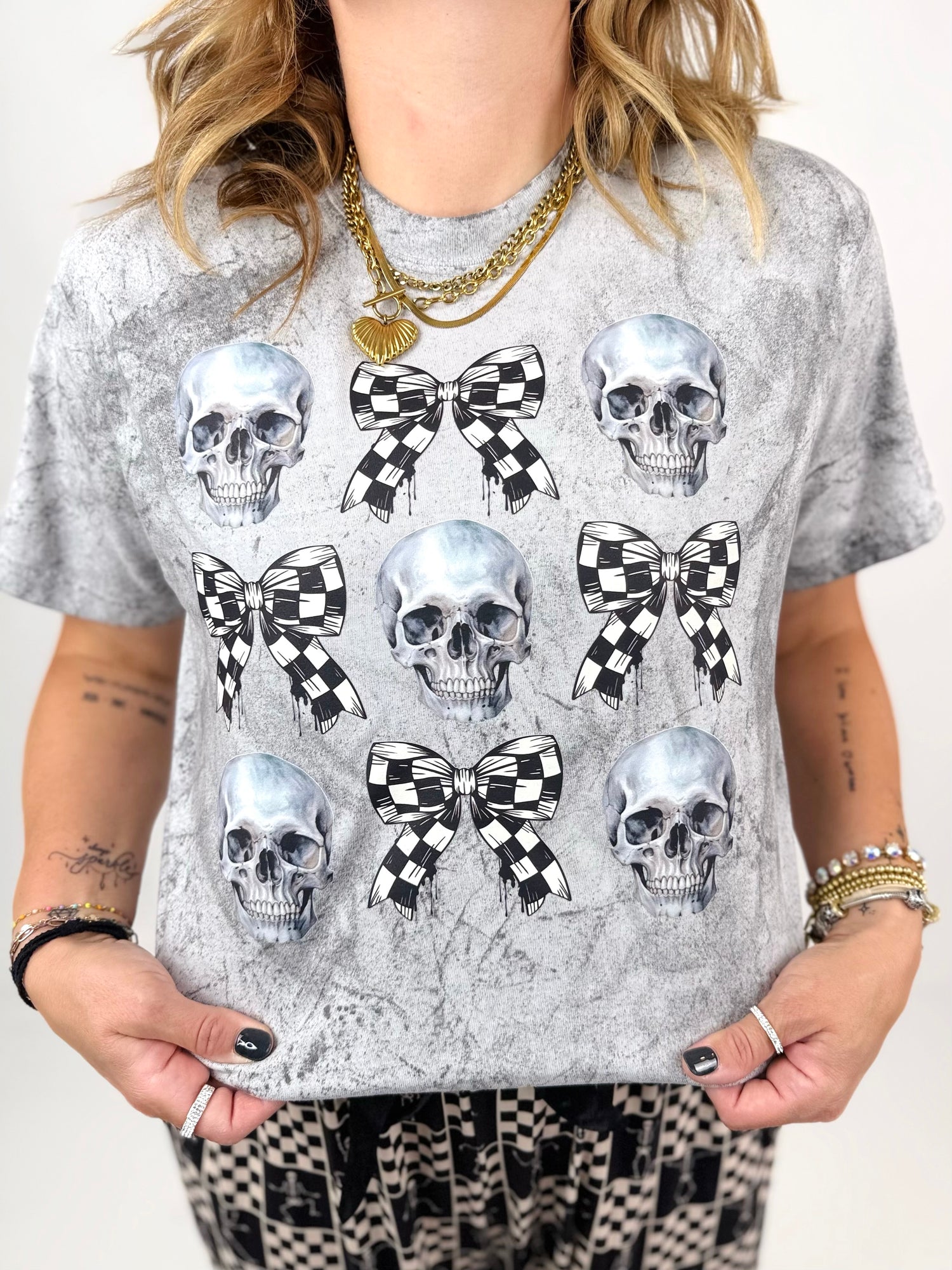 Skeleton Bow Graphic Tee {Custom Order!}