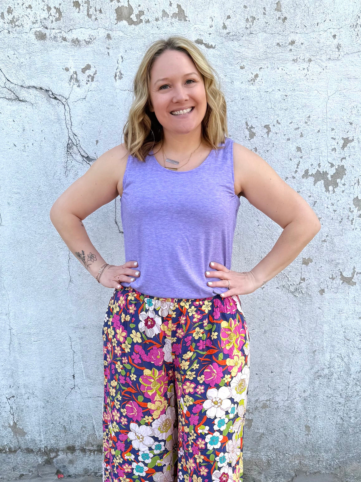 MM Tiffany Tank - Lavender {S-2X} - KaraMarie