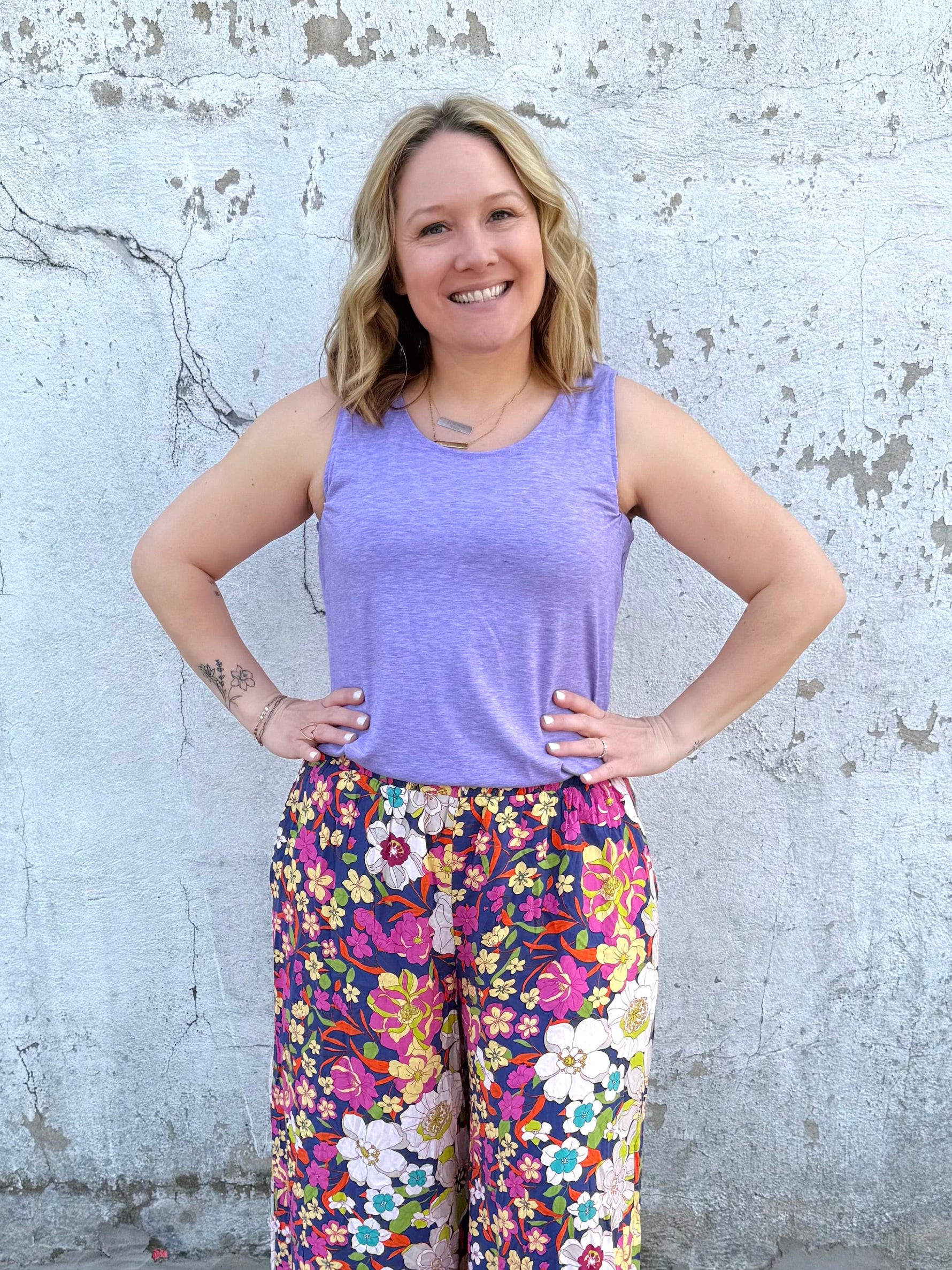 MM Tiffany Tank - Lavender {S-2X} - KaraMarie