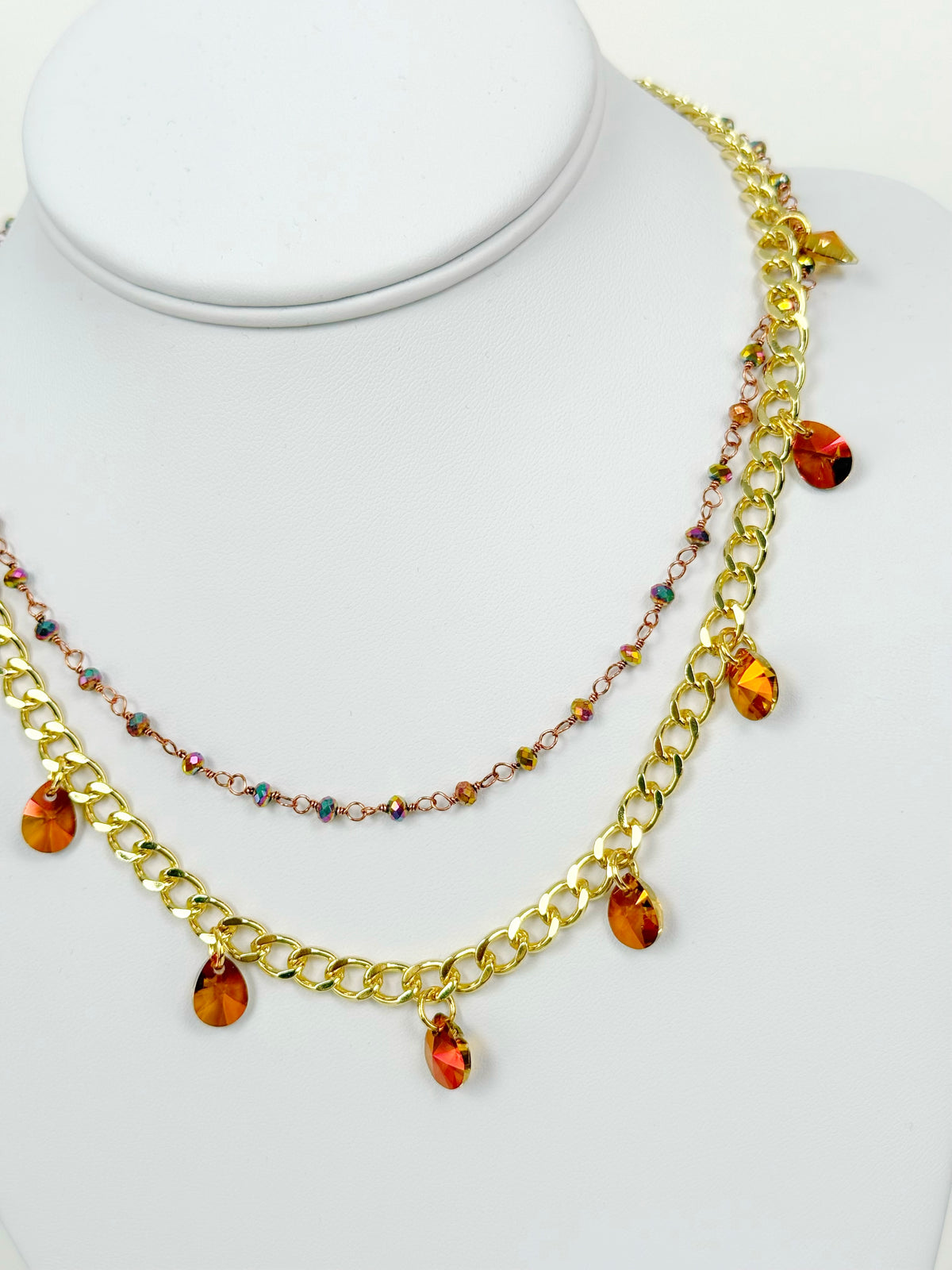 The Ember Glow Charm Necklace :: Autumn Sunrise Collection