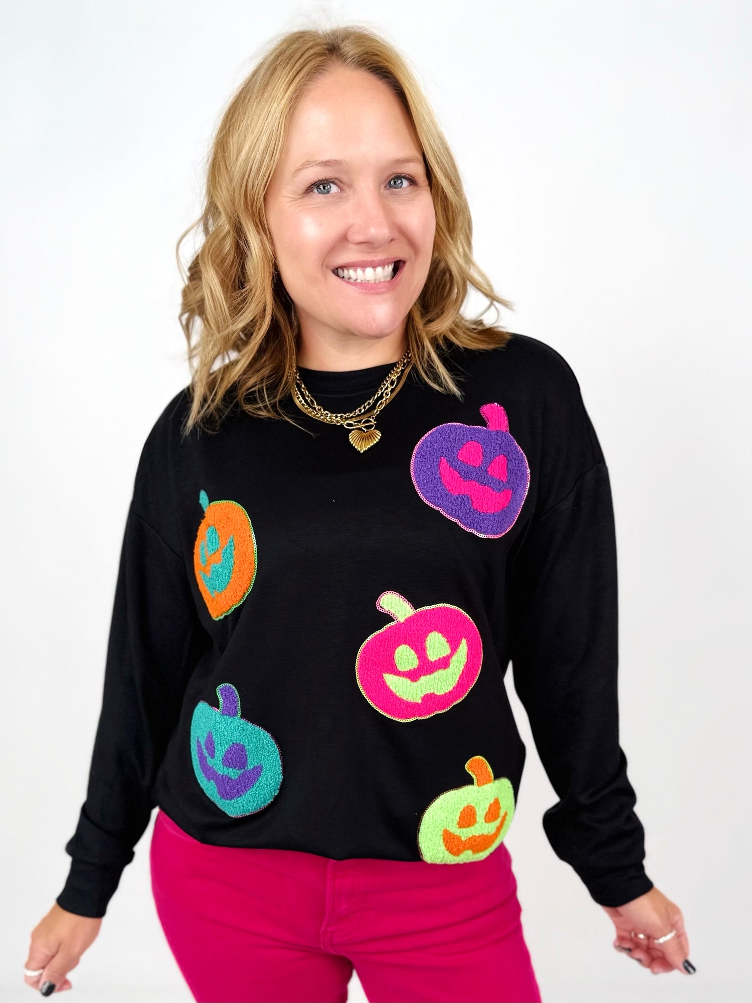 Pumpkin Pop Luxe Sweatshirt {S-3X}