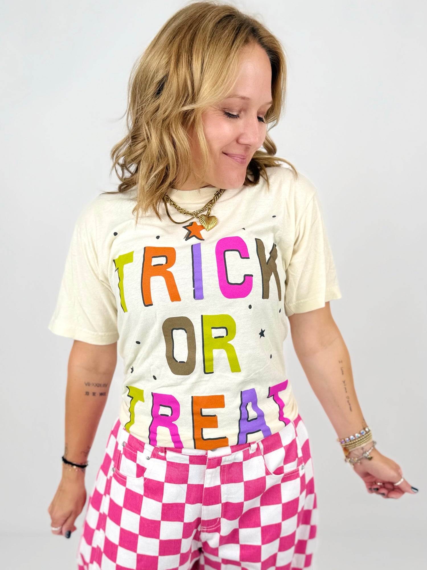 Colorful Trick or Treat Tee {S-3X}