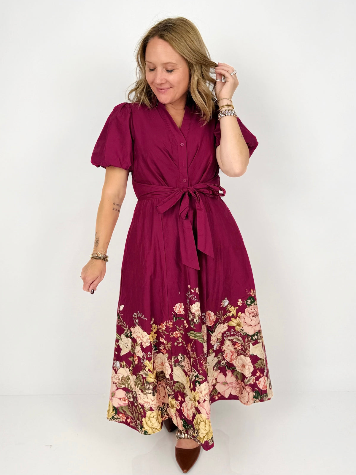 Blossom Bow Dress {S-L} - KaraMarie