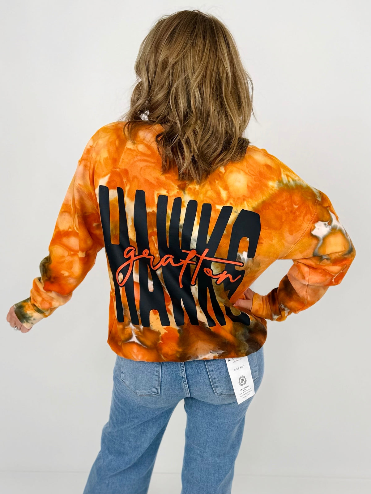 HAWKS Hometown Hype Custom Ice Dye Sweatshirt {S-3X}
