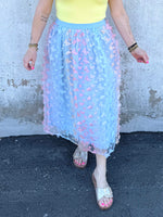 Ethereal Flight Midi Skirt {S-L} - KaraMarie