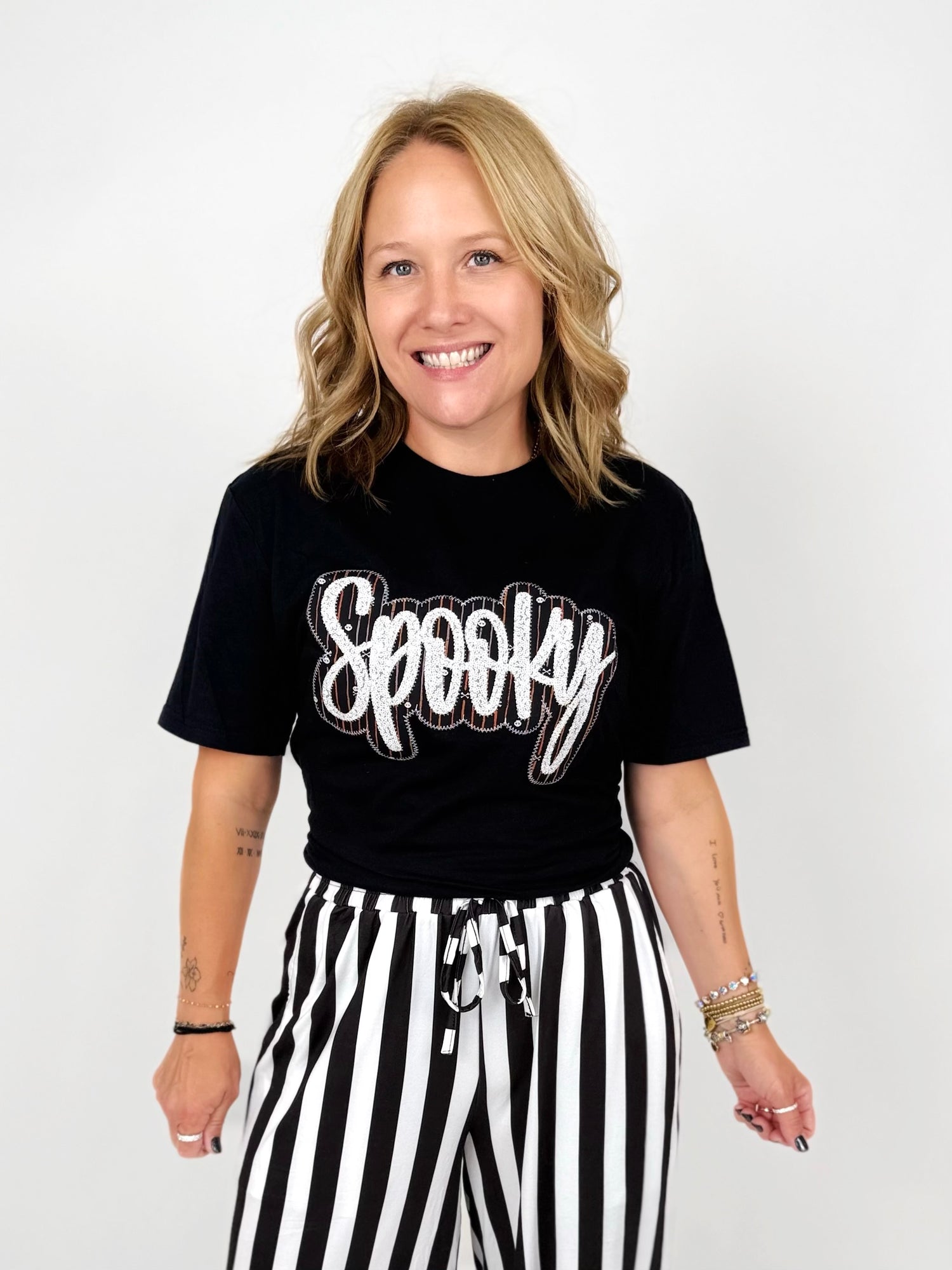 Sequin Spooky Tee {S-3X}
