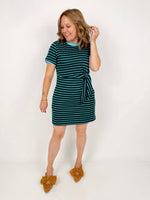 Effortless Stripes Tie-Waist Dress {S-L} - KaraMarie