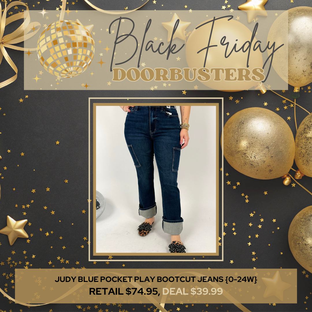 BLACK FRIDAY DEAL!! Judy Blue Pocket Play Bootcut Jeans {0-24W} - KaraMarie