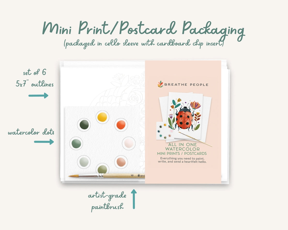 Watercolor Mini Prints - Multiple Styles! - KaraMarie