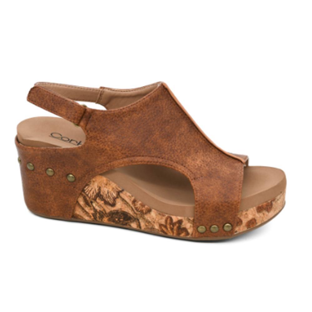 Corkys - CARLEY - Floral Cognac - KaraMarie