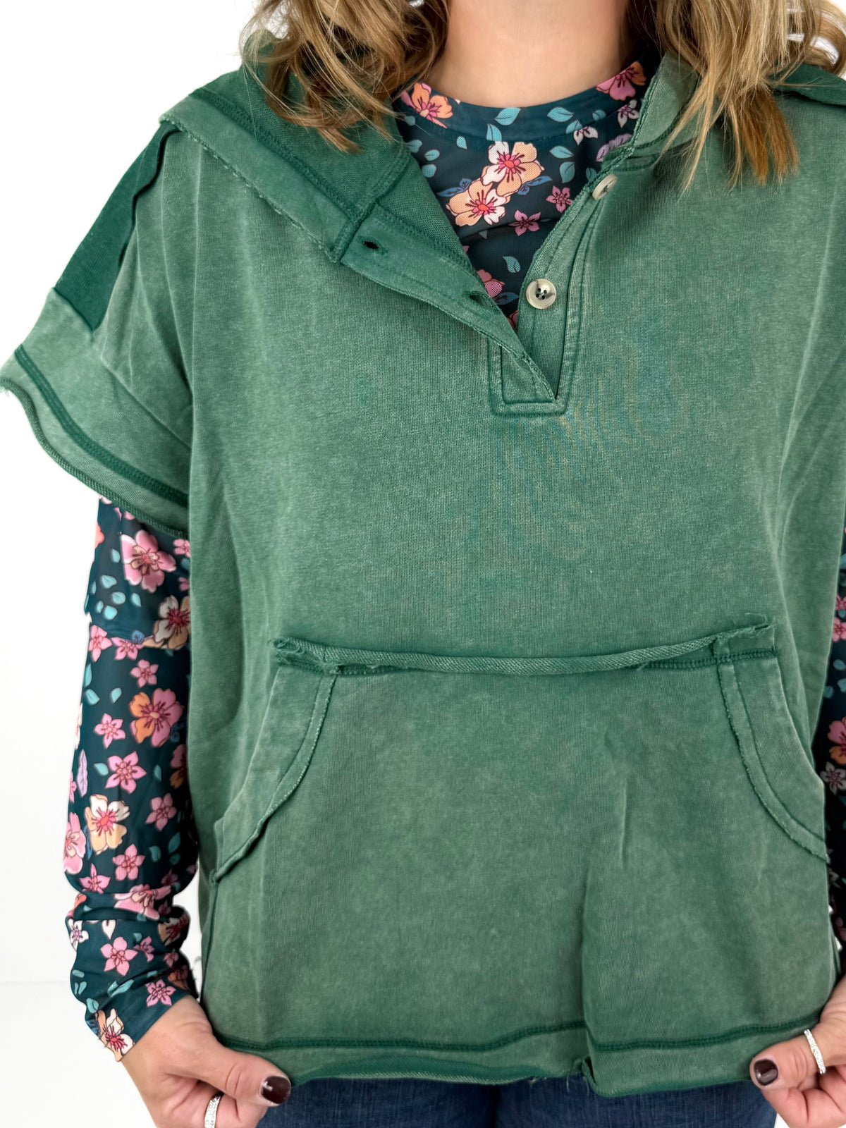 Easy Day Hoodie Top - Two Colors! {S-L}