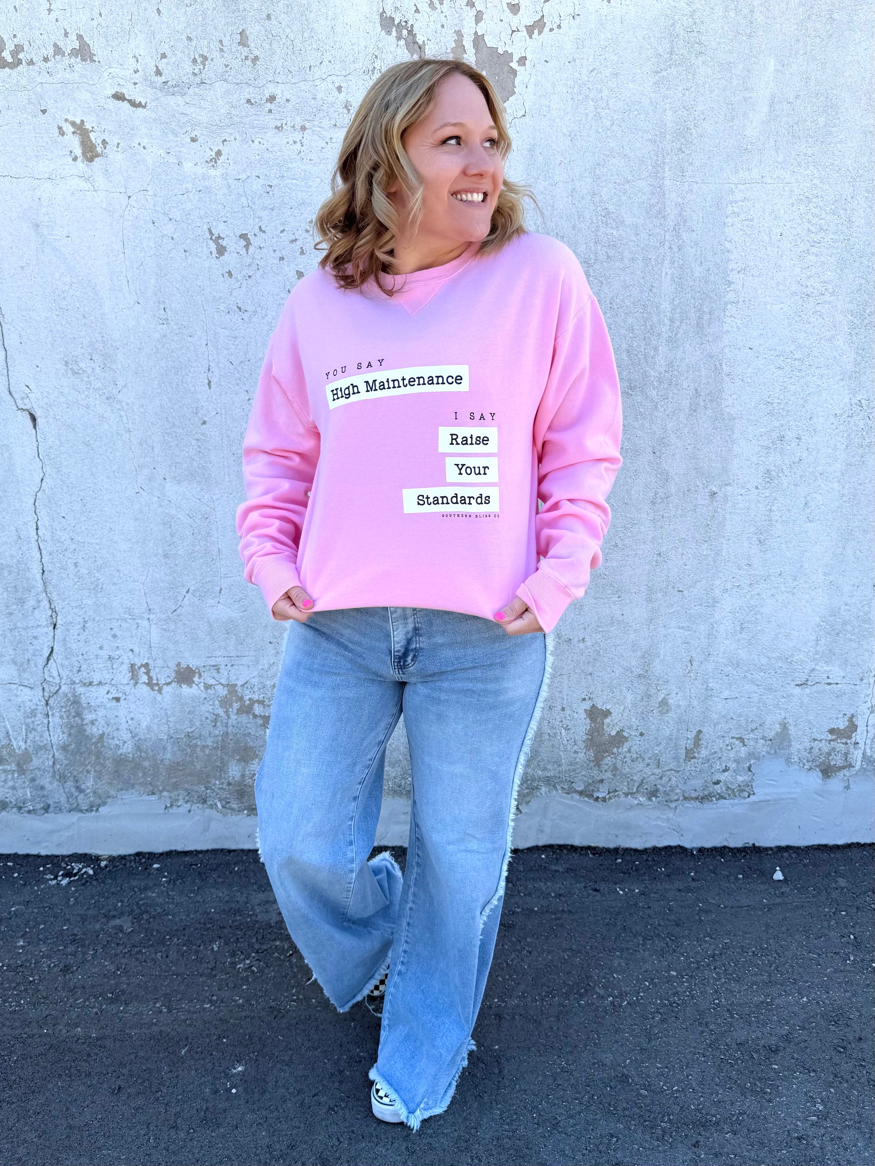 Raise Your Standards Sweatshirt {S-3X} - KaraMarie