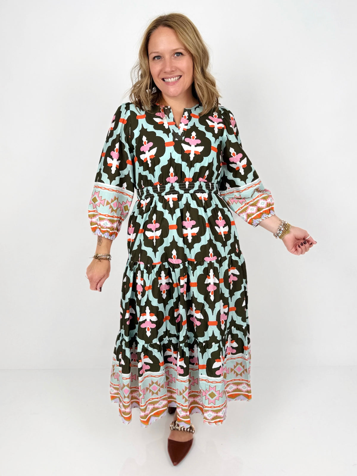 Wanderlust Midi Dress {S-L} - KaraMarie