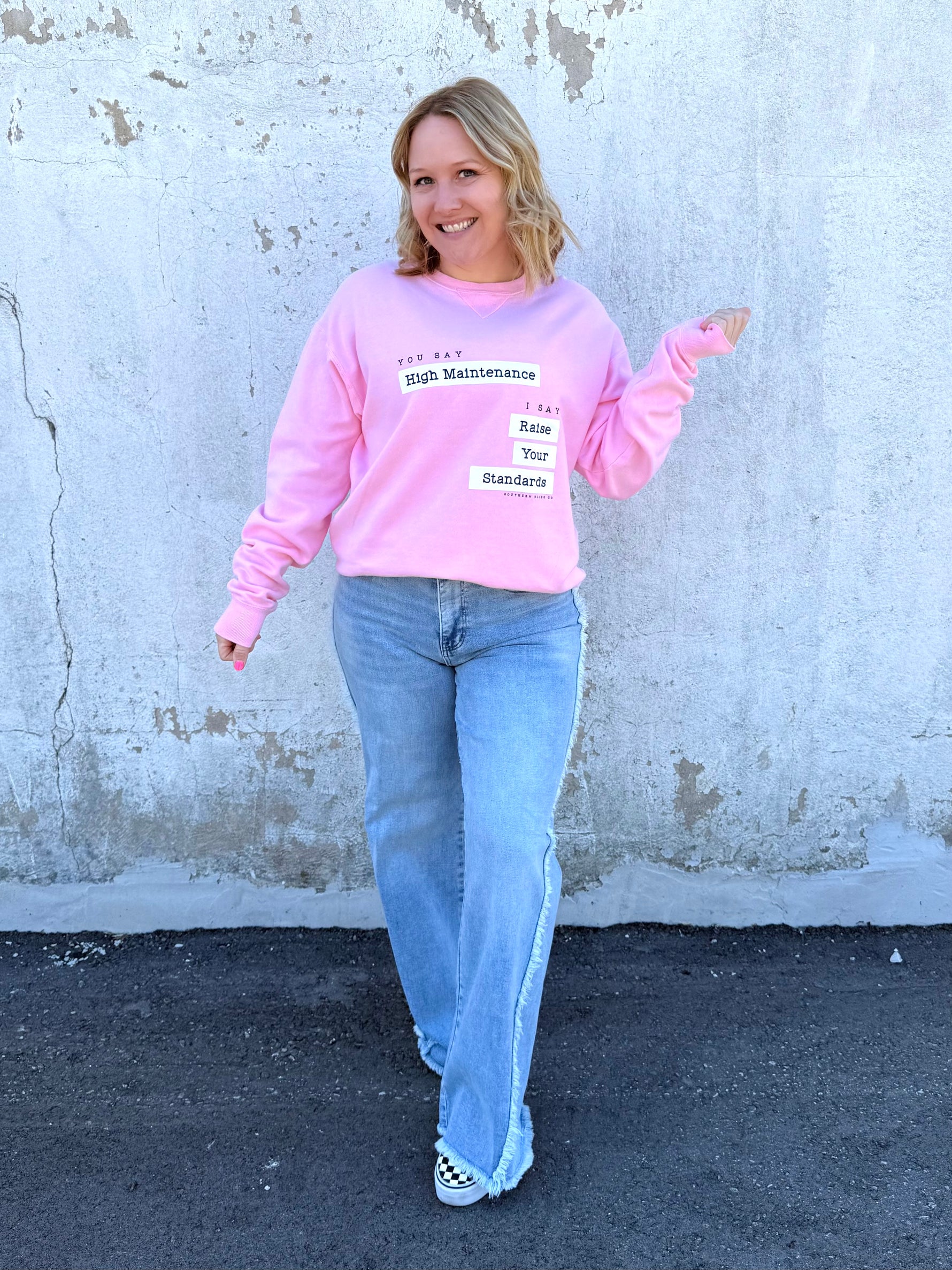 Raise Your Standards Sweatshirt {S-3X} - KaraMarie