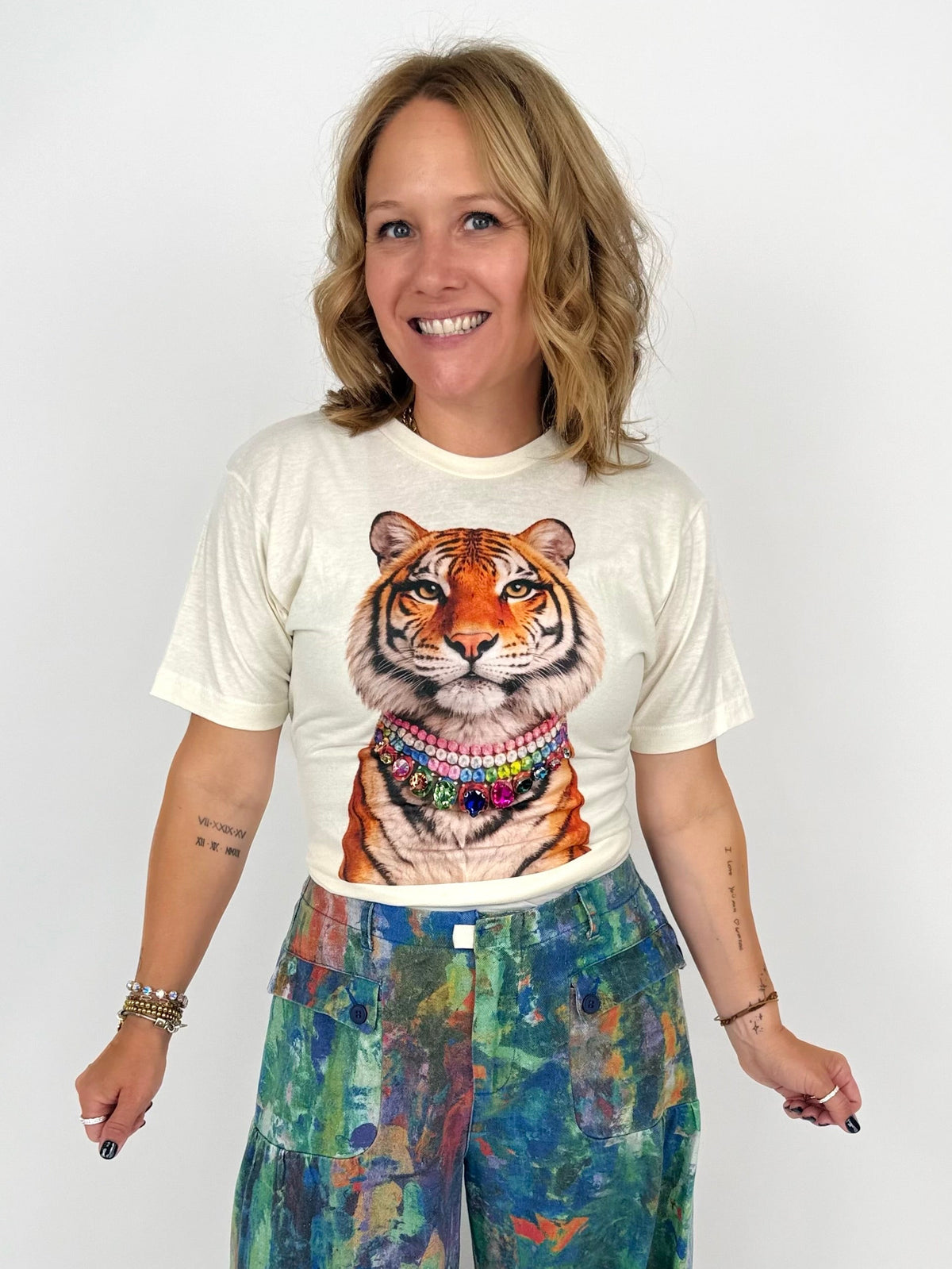 Jeweled Animal Collar Tee - Multiple Options! {S-XL}